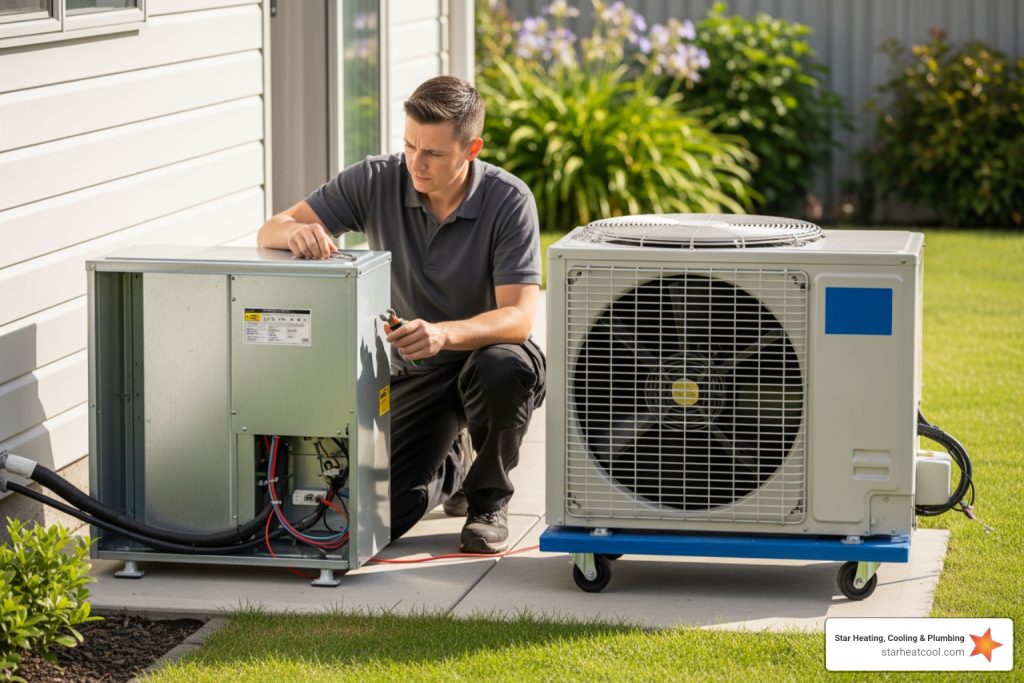 heat pump replacement in southport in