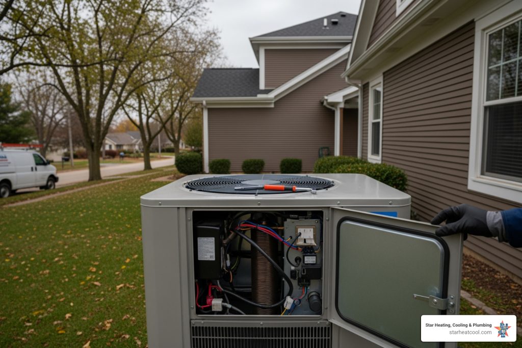 heat pump repair - "My heat pump is not working in Greenwood, IN. Who can I call for repairs?"