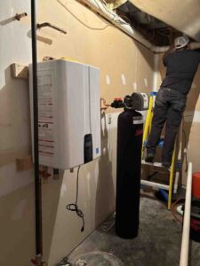 emergency tankless water heater replacement in fishers, in