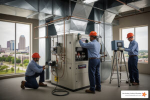 commercial gas furnaces in fishers, in